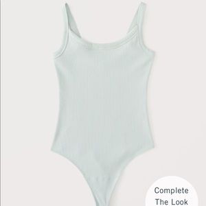 Abercrombie 90s ribbed tank essential bodysuit